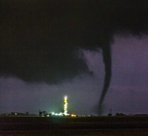 Tornado and Oil Rig