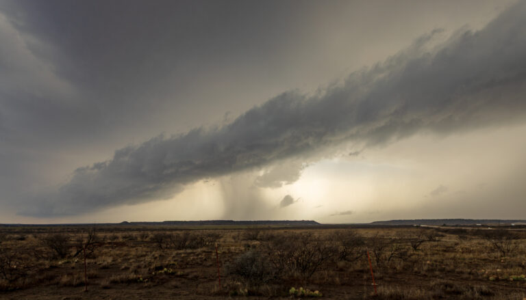 Shelf Cloud near Eldorado Oklahoma